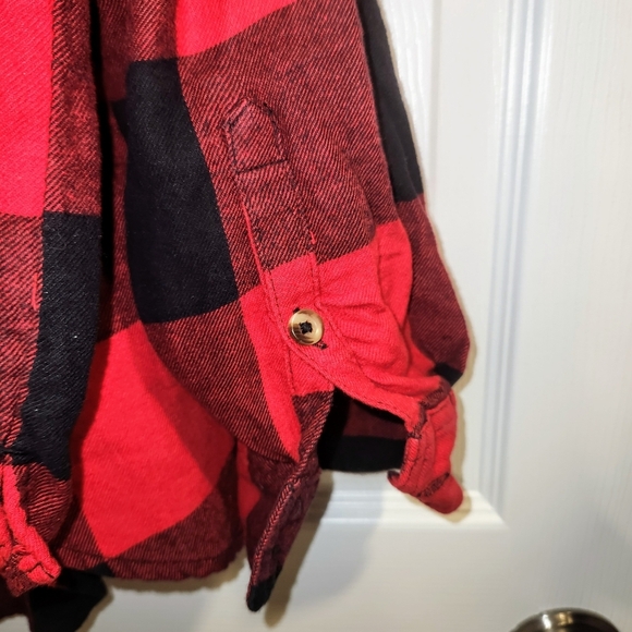 Sonoma Red and Black Buffalo Plaid Checkered Shirt - Picture 6 of 9
